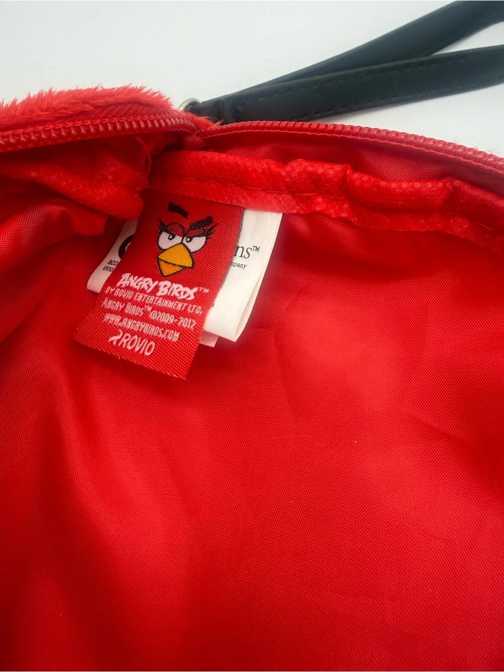 Angry Birds Ruby Female Red Bird Plush Wristlet Coin Purse Accessory Innovations
